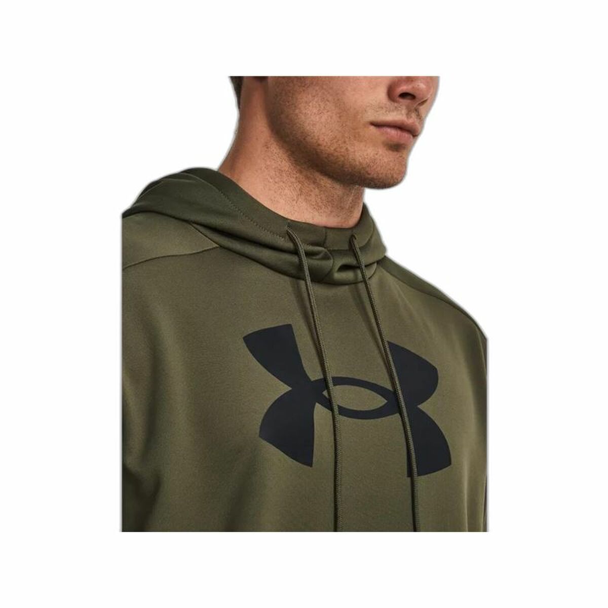 Men’s Hoodie Under Armour Fleece Big Logo Olive