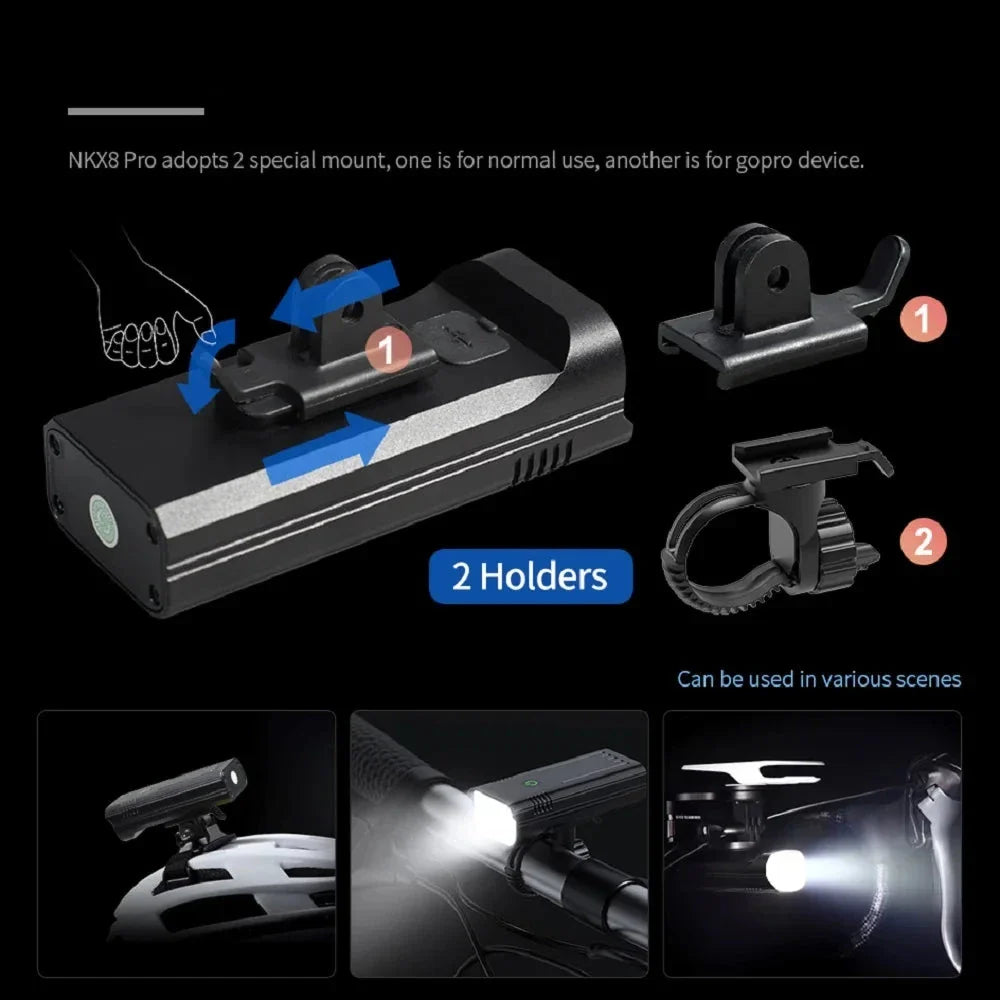 NNEOBA KX12D Pro Bicycle Light Set