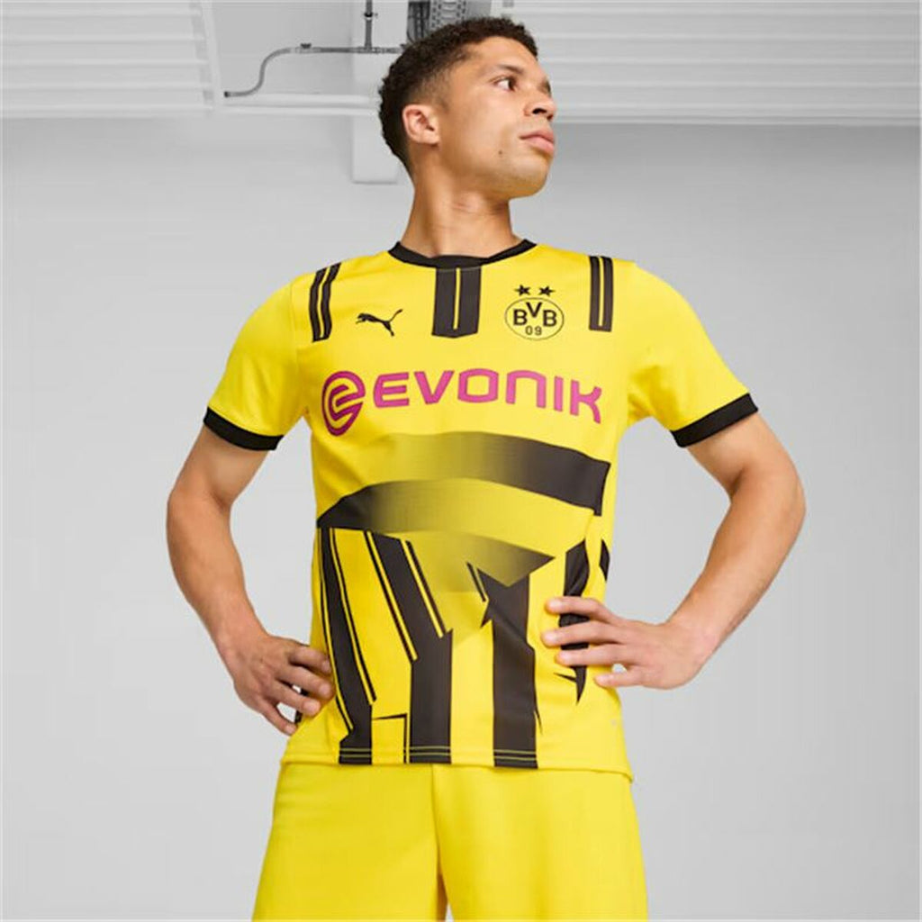 Men's Short-sleeved Football Shirt Puma Borussia Dortmund copa 24/25