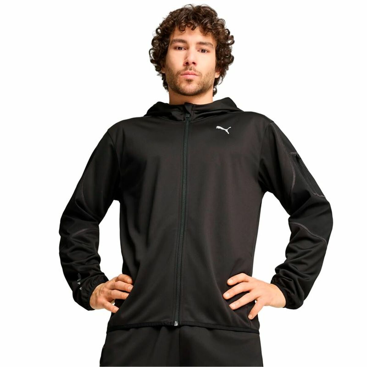 Men’s Hoodie Puma Flex Panelled Jacket Black