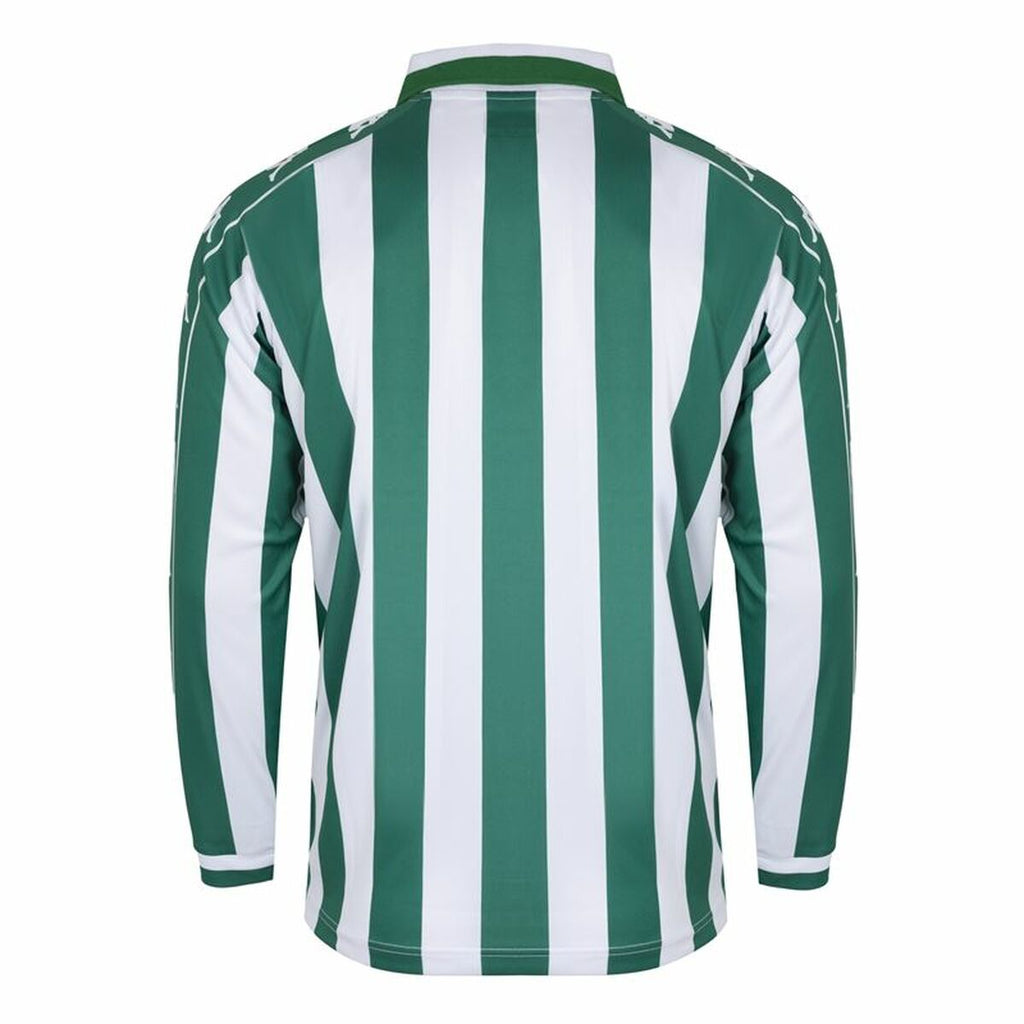 Men's Short-sleeved Football Shirt Kappa Onso White Green