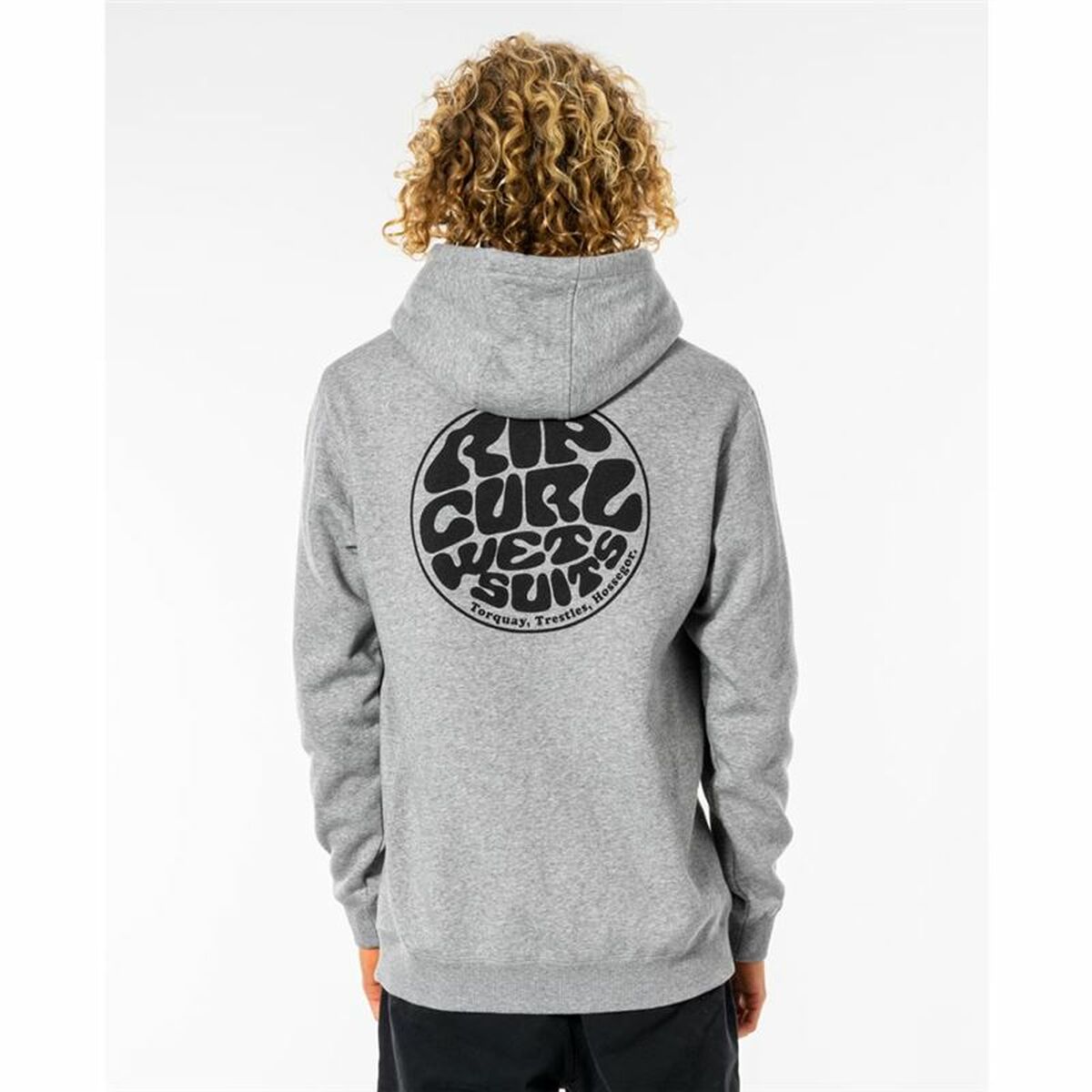 Men’s Hoodie Rip Curl Wetsuit Icon Grey