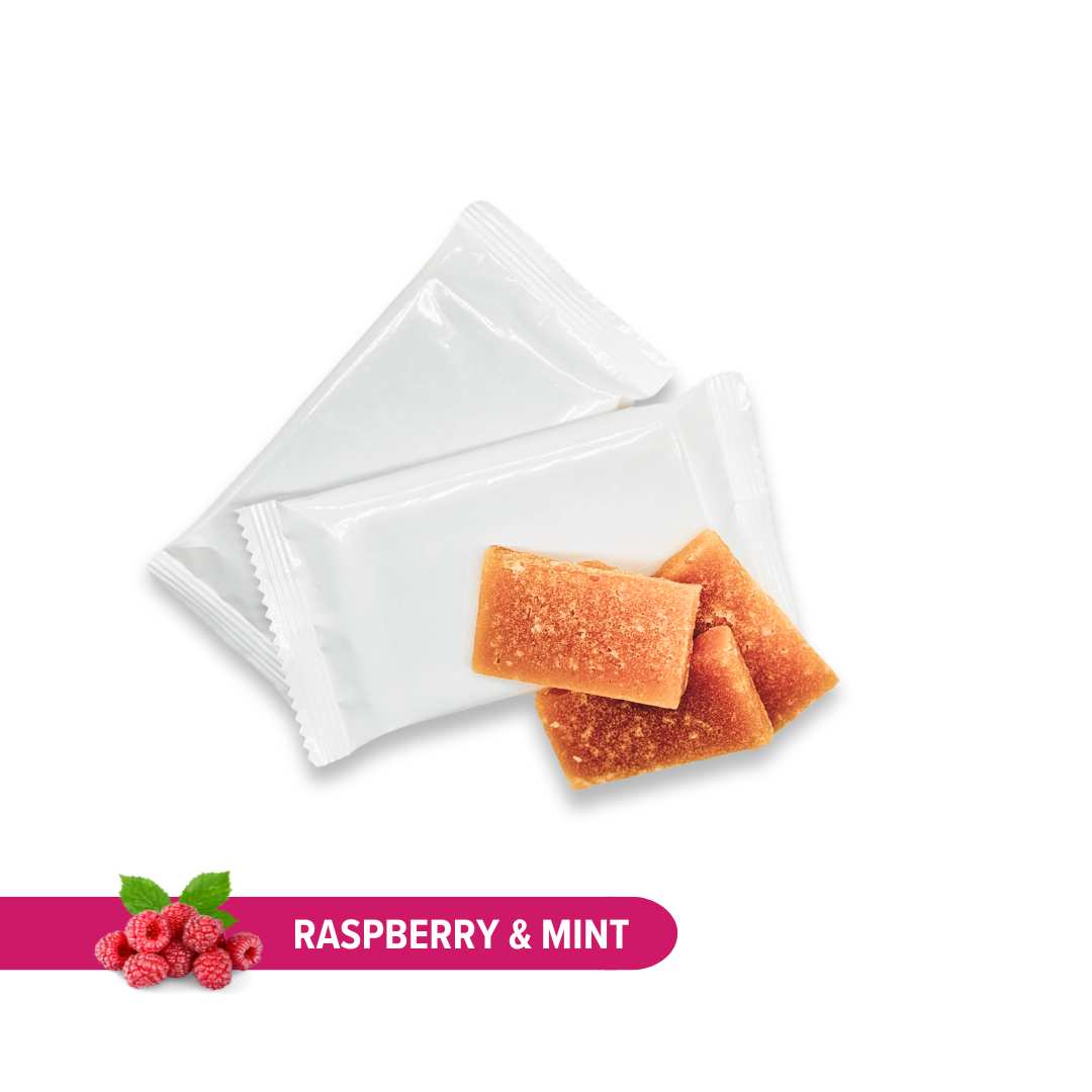 KMC NRG BAR Kendal Mint Cake Pocket-sized Energy Bar - Raspberry & Mint 42g