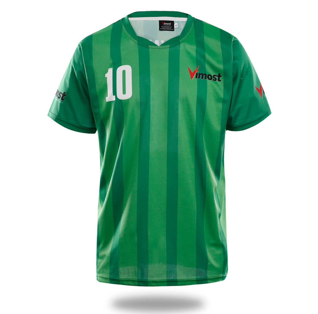 Sublimated Green Design Soccer Jersey