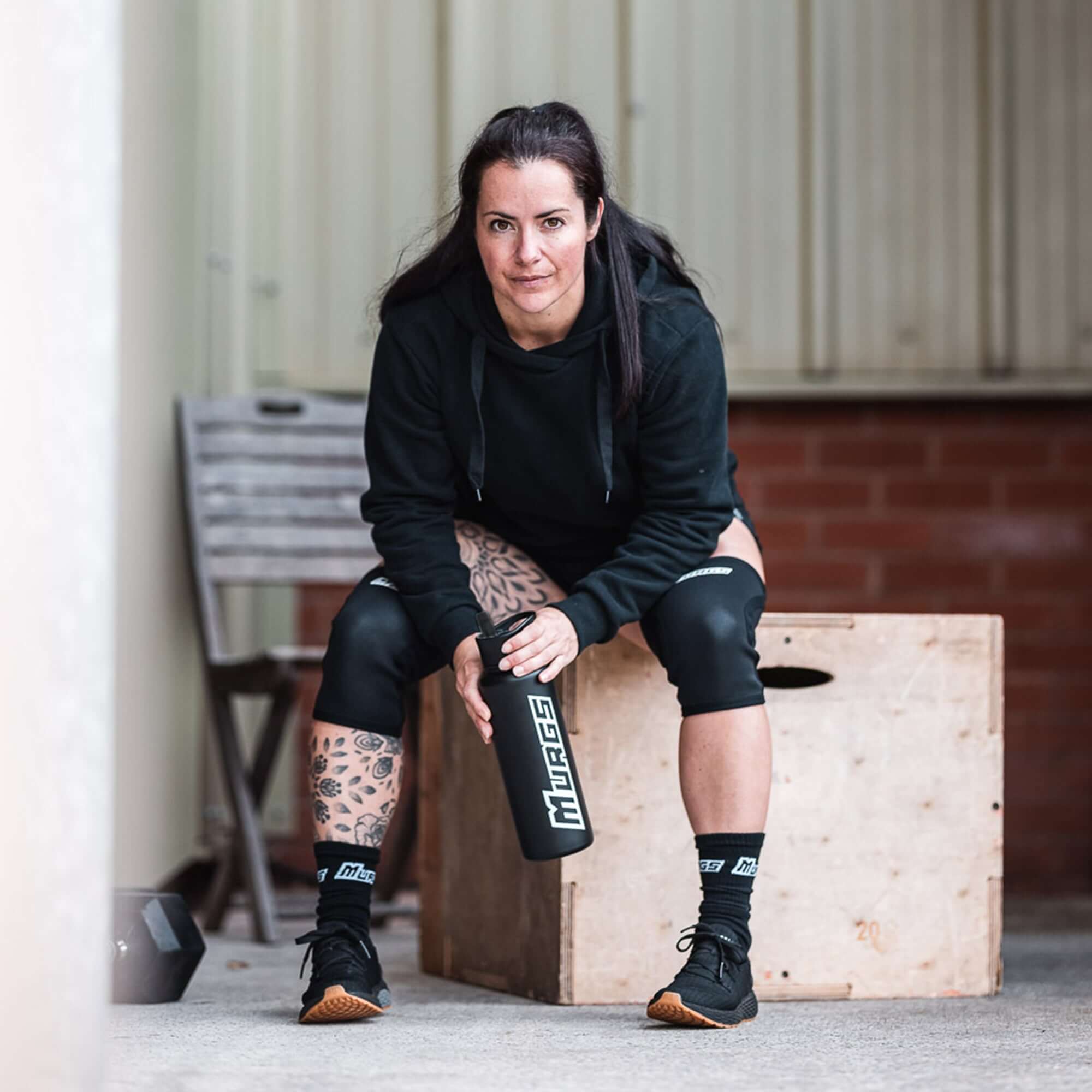 1100ml Stainless Steel Insulated Bottle (Black)