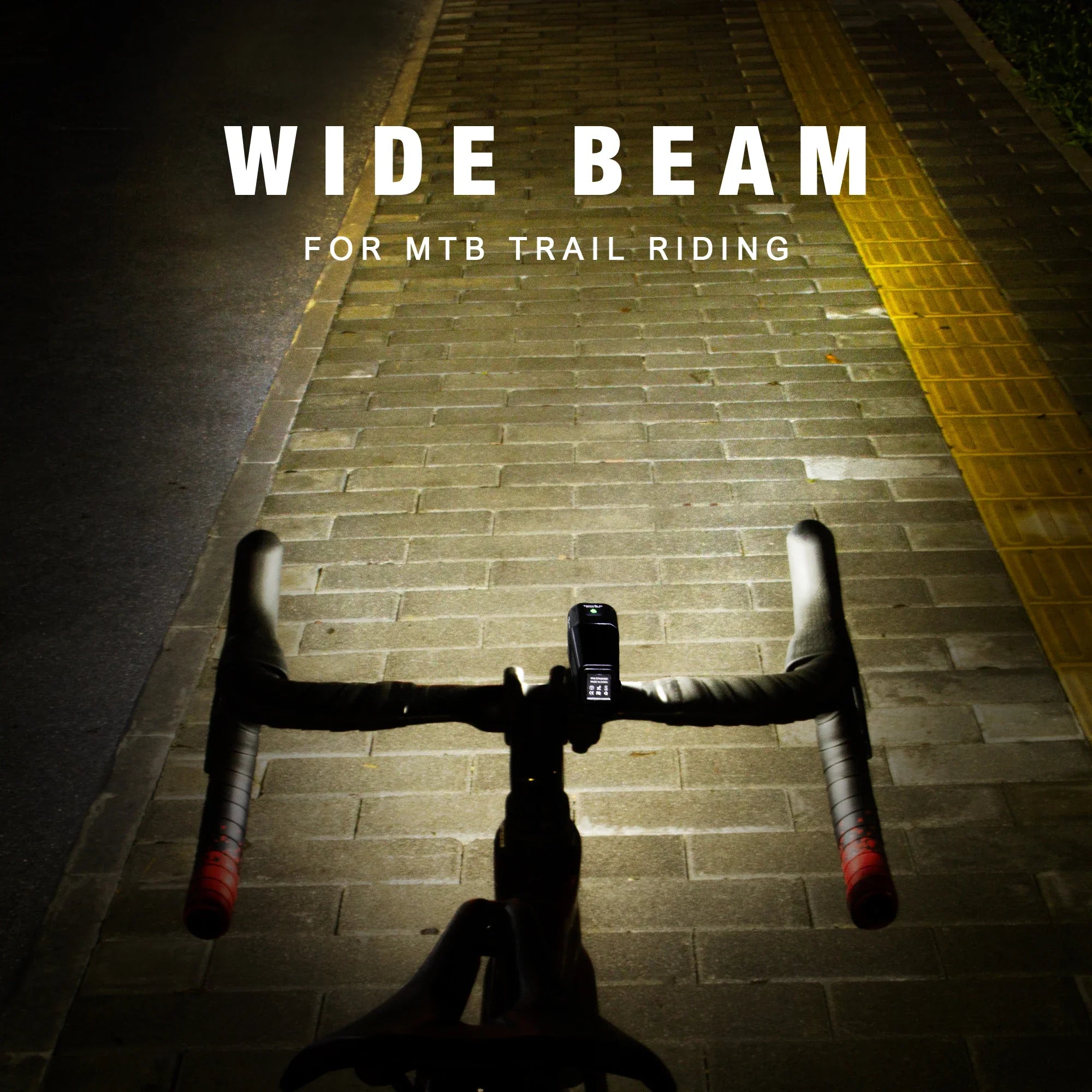 NNEOBA 1000LM Smart Front Bike Light Black