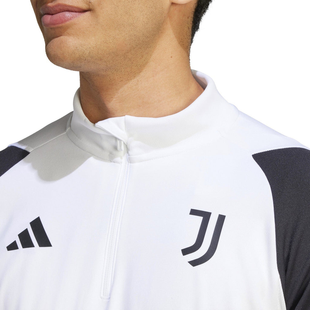 Juventus white training technical soccer sweat top 2023/24 - Adidas