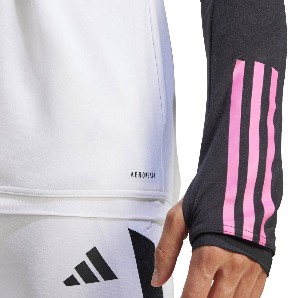 Juventus white training technical soccer sweat top 2023/24 - Adidas
