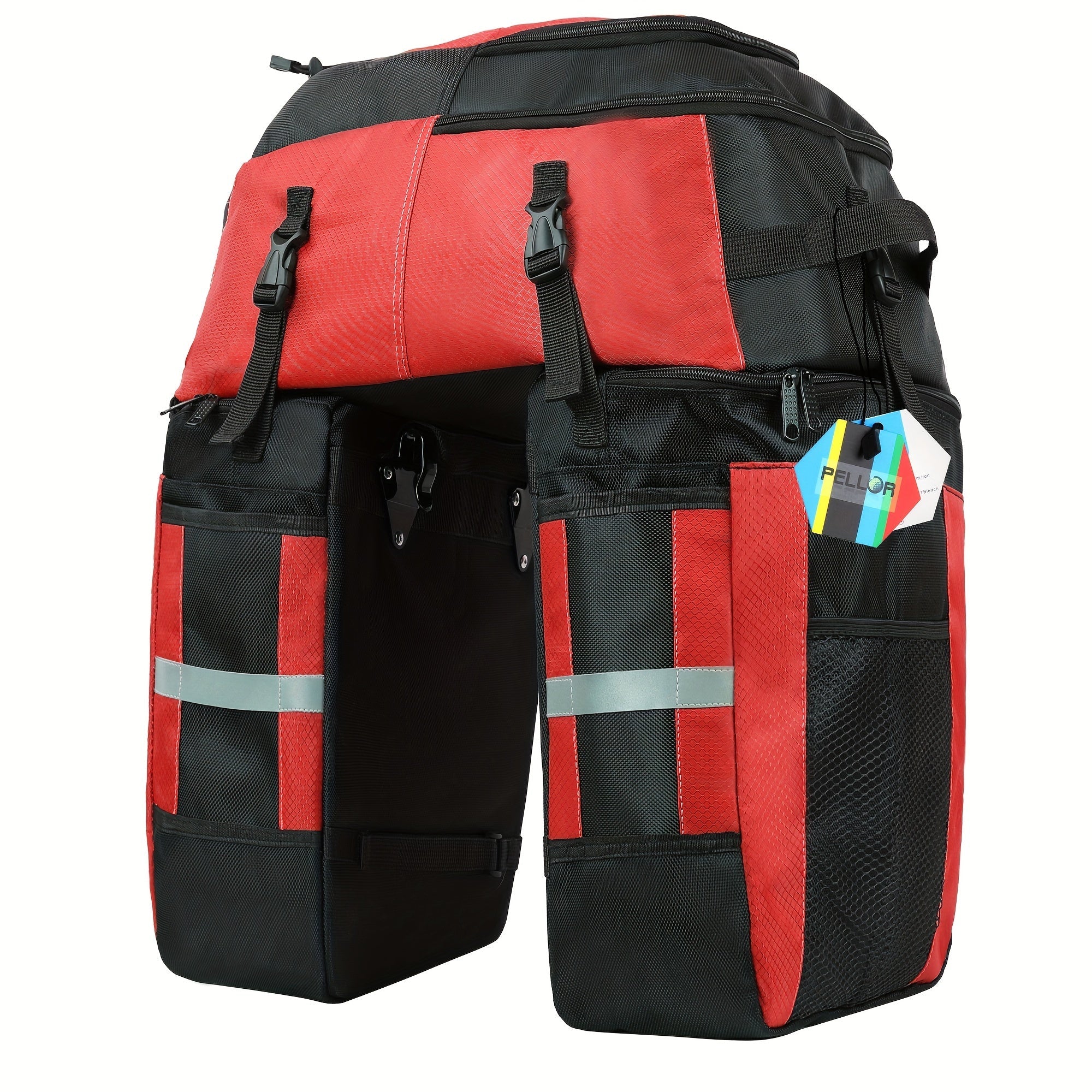 NNETM 3-in-1 Bicycle Rear Seat Storage Bag