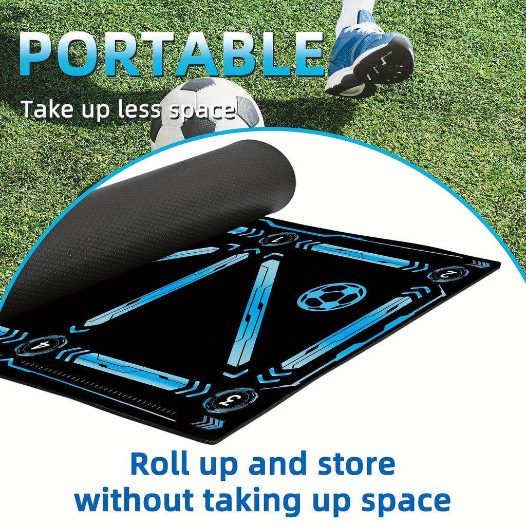 NNETM Soccer Training Mat Footwork Agility