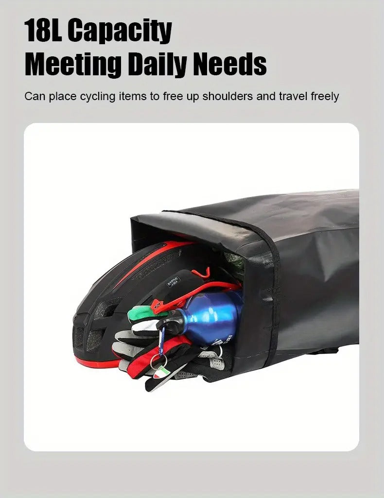 NNETM Bike Rear Seat Bag Cycling Travel Storage