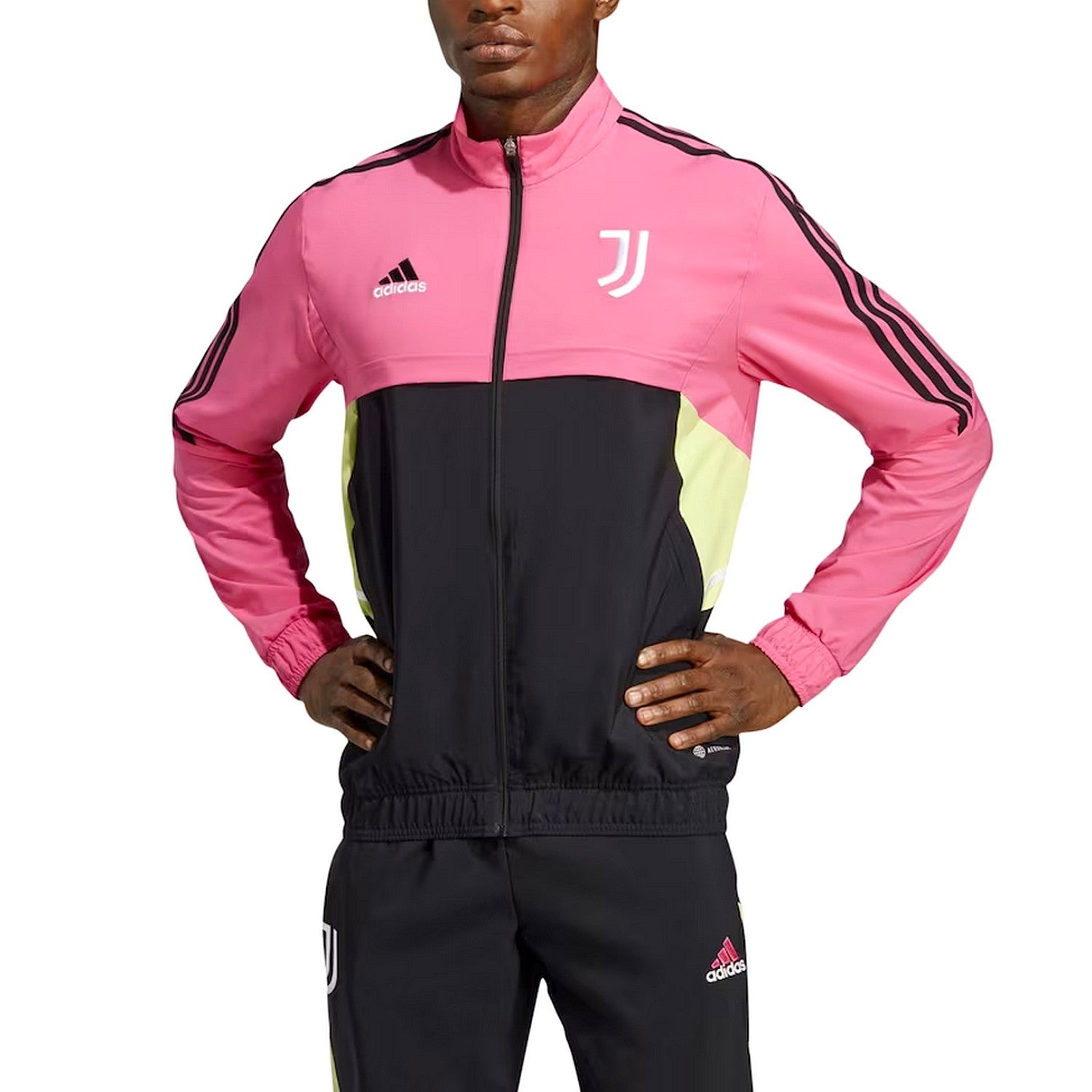Juventus training presentation Soccer tracksuit 2023 - Adidas