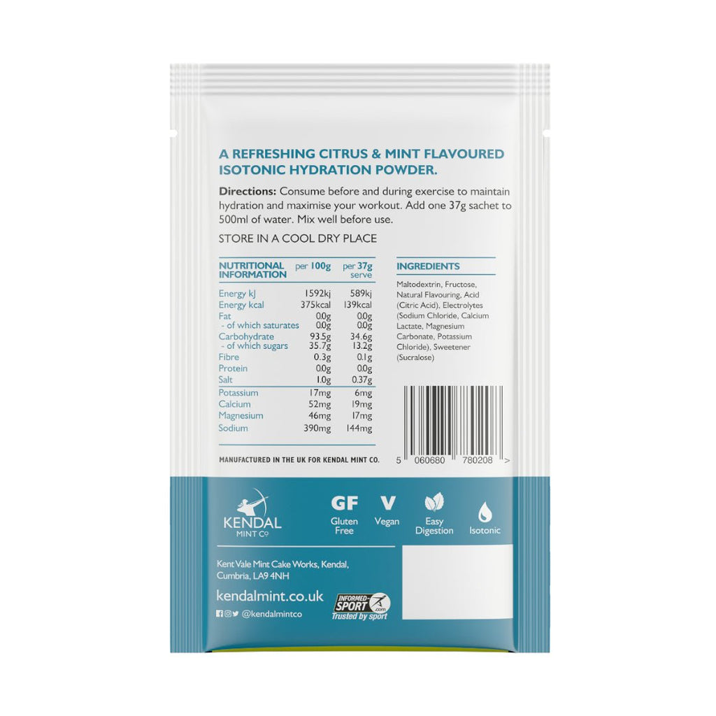 KMC ISO MIX Isotonic Hydration | +Electrolytes | Vegan & Gluten Free | 24 x 37g
