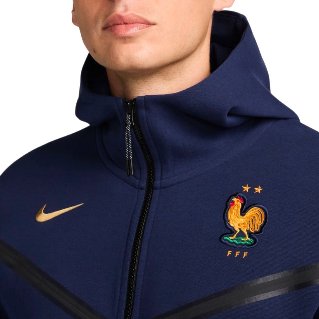 France tech fleece soccer jacket 2024 SoccerTracksuits.com