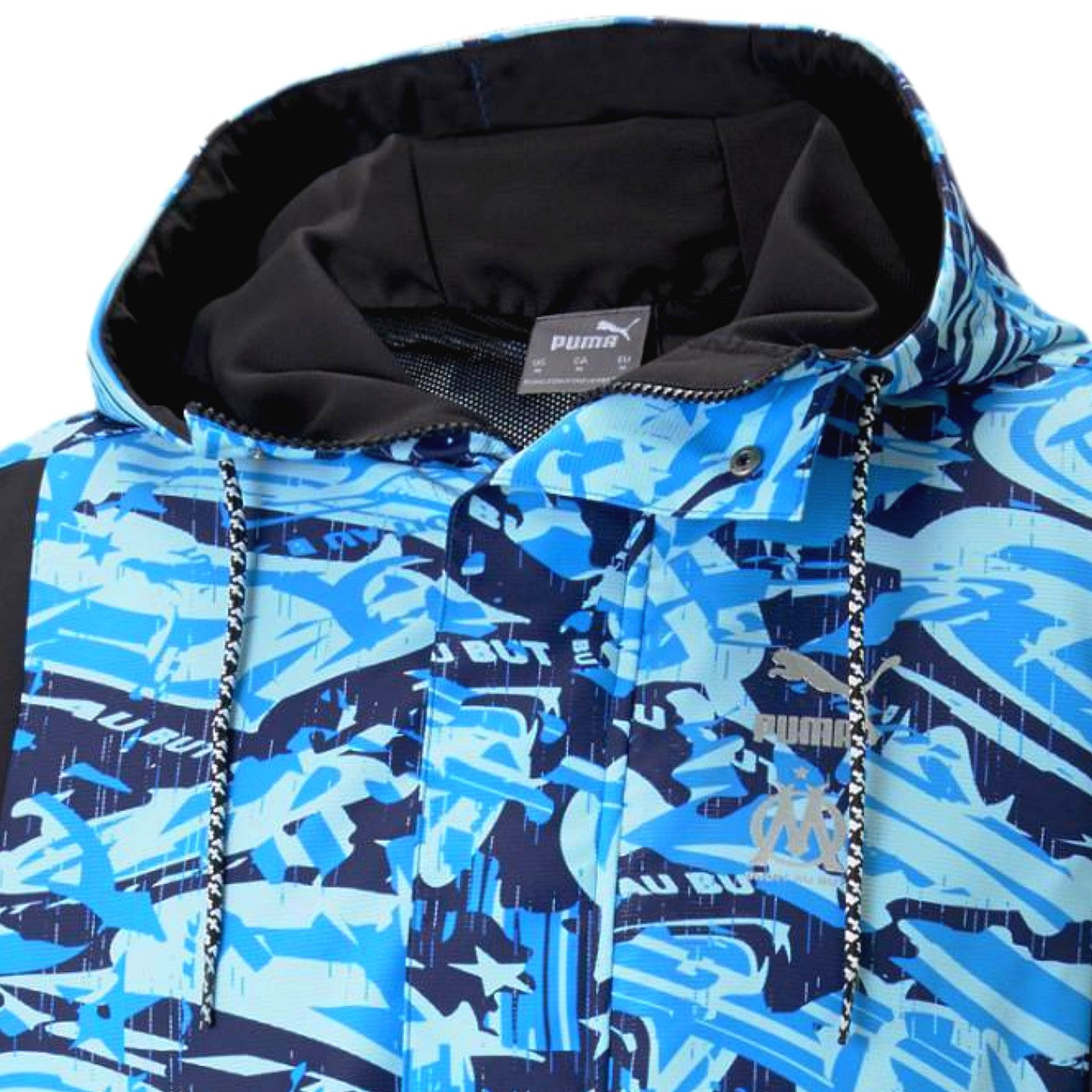 Olympique Marseille streetwear woven presentation jacket 2022 - Puma