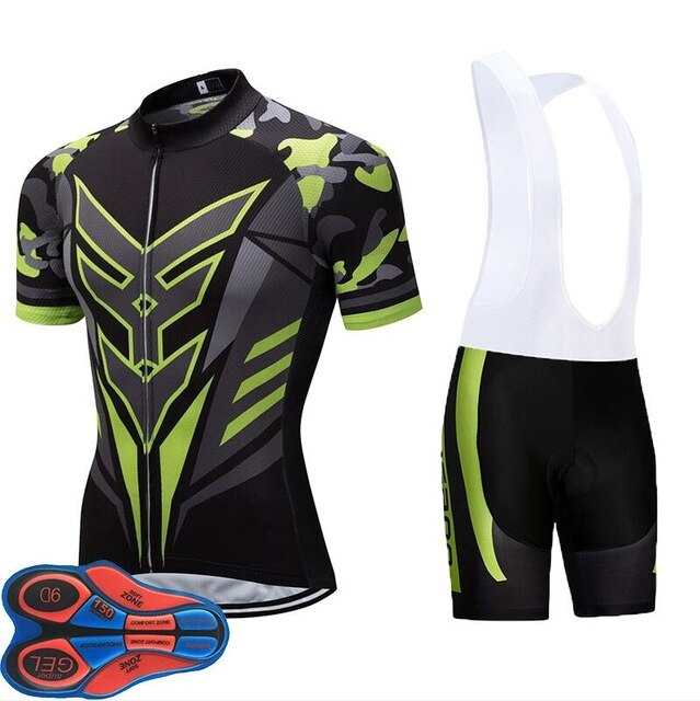 GREEN Pro cycling Jersey bike top jersey