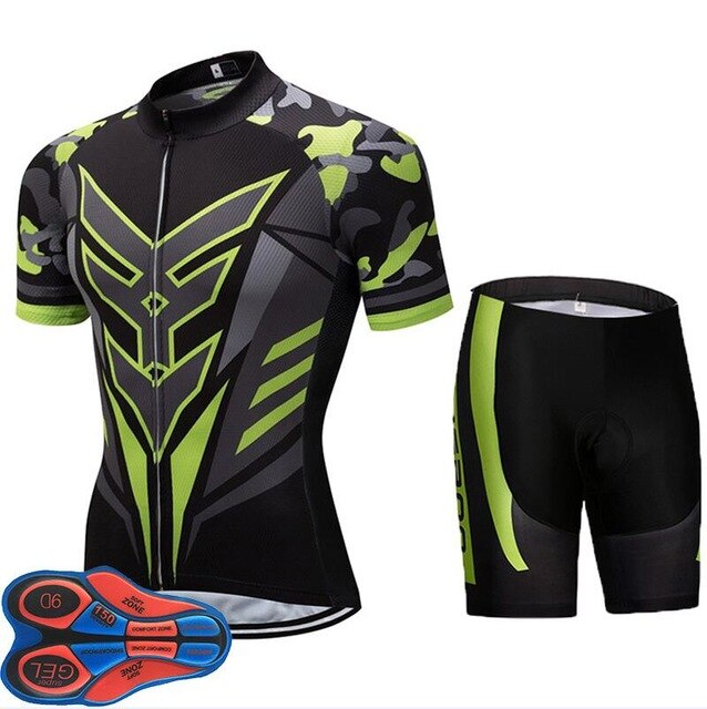 GREEN Pro cycling Jersey bike top jersey