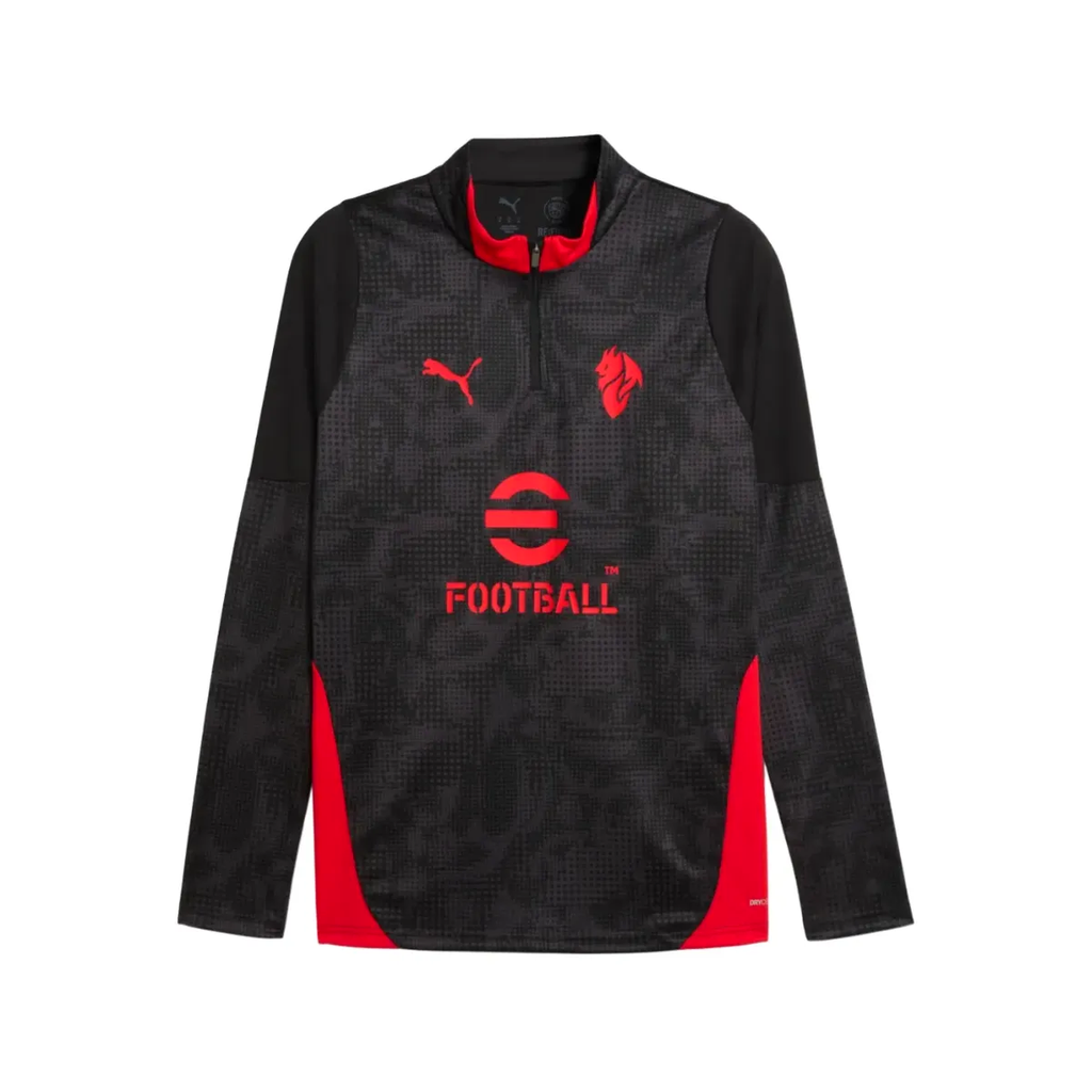 AC Milan black training technical soccer sweat top 2025/26 - Puma