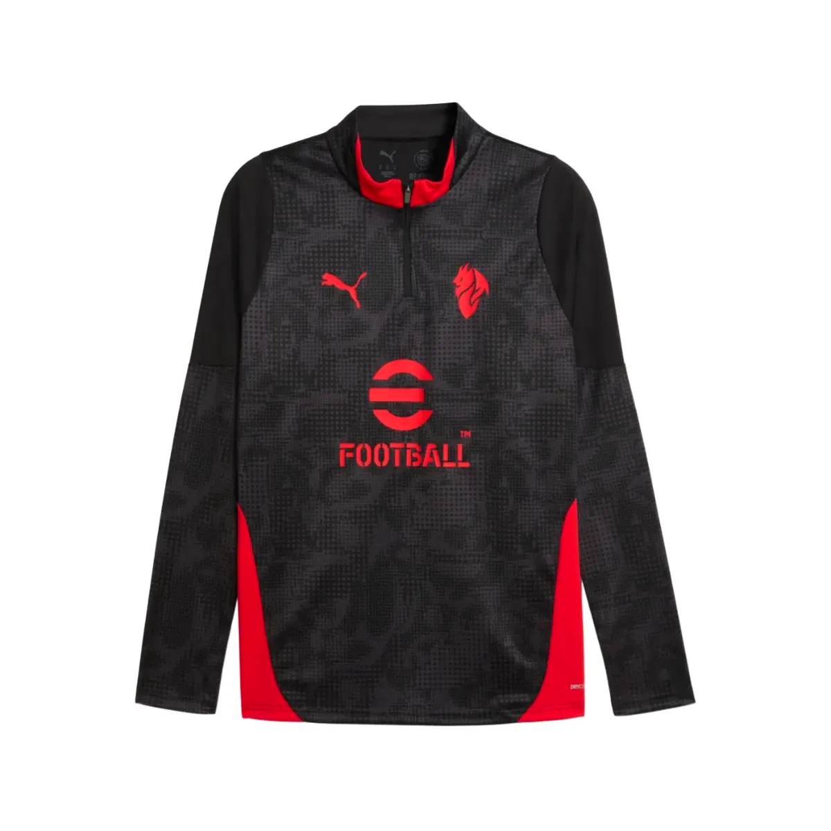 AC Milan black training technical soccer sweat top 2025/26 - Puma