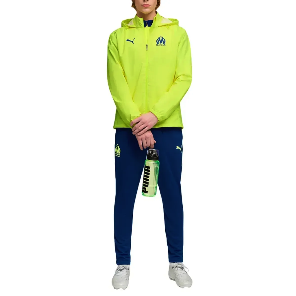 Olympique Marseille soccer training rain jacket 2025/26 - Puma